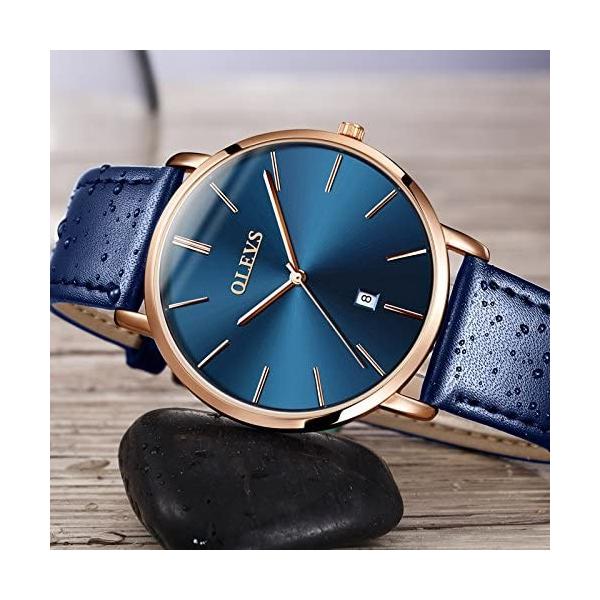 うで時計 メンズ 腕時計 男性用 時計 ブランド おしゃれ 超薄型 ビジネス ブルー 革ベルト 防水 アナログ シンプル 薄い 高校生 男 Buyee Buyee Japanese Proxy Service Buy From Japan Bot Online