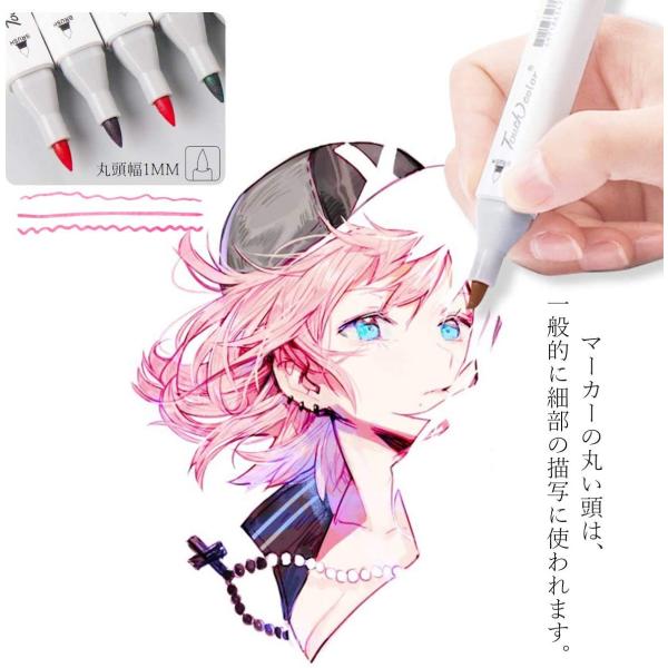 ソフトペン先ペン40色2ペン先手描きペン アート学生水彩ペンマーカーペン アニメカラーペン特殊マーカー40 1色ペンセットペンベースペン Buyee Buyee Japanese Proxy Service Buy From Japan Bot Online