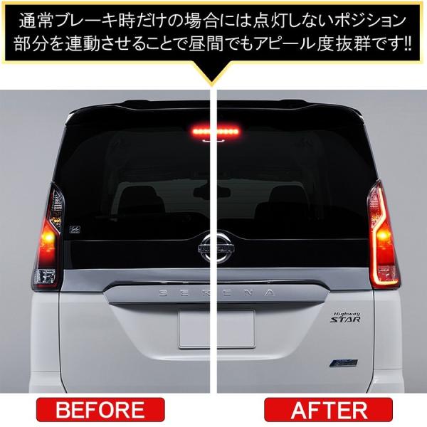 新型 セレナ C27 テールランプ テールライト ブレーキランプ 4灯
