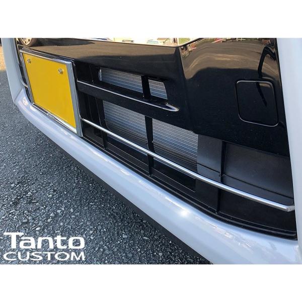 新型タント カスタム パーツ LA650S LA660S メッキ フロントグリル