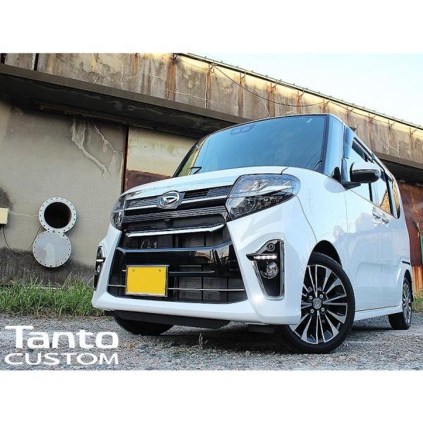 タントカスタム600s 純正ラジエターグリルモールディングメッキ