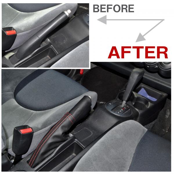 フィット Fit Gk Gd Ge サイドブレーキカバー シフトブーツ レッドステッチ 2p カスタム パーツ 内装 Buyee Buyee Japanese Proxy Service Buy From Japan Bot Online