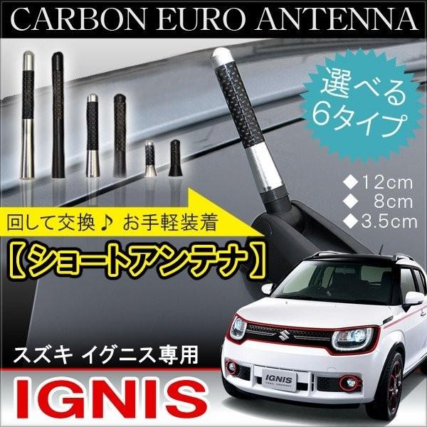 スズキ イグニス ショートアンテナ カーボン調 メッキ カスタム パーツ 外装 アクセサリー Vw 181 Ignis Dress Up Store 通販 Yahoo ショッピング