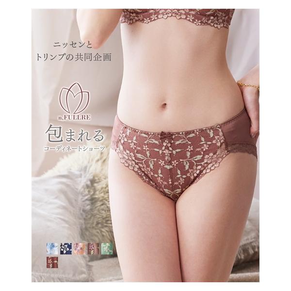 リネンの少し短めもんぺ　チェリー リネンの少し短めもんぺ チェリー