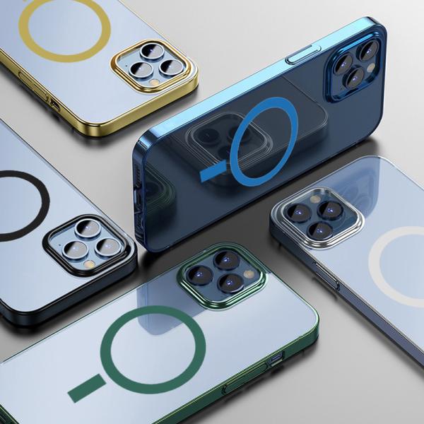 iPhone ケース TPU iPhone 12 13 Pro Max mini アイフォーン カバー 耐衝撃 透明ケース MagSafe対応 磁石吸引 傷防止 ビジネス シンプル 簡単