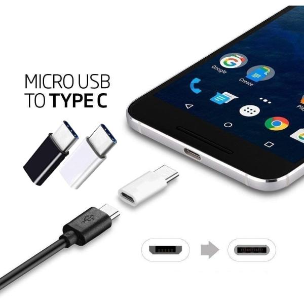 変換アダプタ microUSB → Type-C 変換 コネクタ スマホ充電 iPhone iPod iPad カラフル コンパクト デスク 仕事 PC ハブ ケーブル 充電