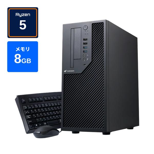 N*様 THIRDWAVE デスクトップPC Ryzen 5 3500 サードウェーブ デスクトップパソコン Ryzen 5 3400G メモリ 8GB / SSD