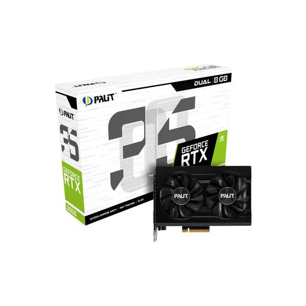 Palit(パリット) GeForce RTX3050 Dual 8GB/NE63050018P1