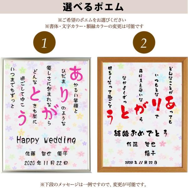 ありがとう ポエム カラフルミニフラワー 詩 名入れ エアリィ 軽量フレーム 縦 額 米寿 送料無料激安祭 出産祝い 還暦 デザイン お祝い 家族 結婚祝い 額縁 プレゼント