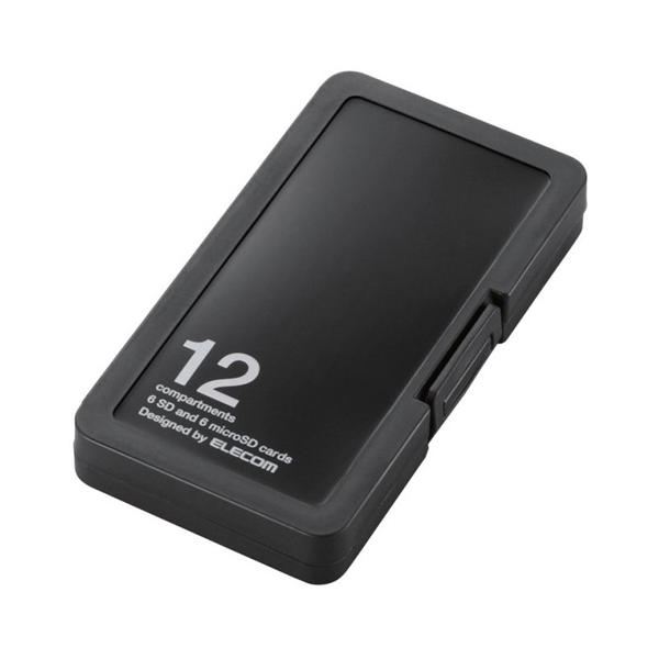 ●品番:CMC-SDCPP12BK●入数:１個●保存しているデータの確認に便利なインデックスカード付き。●ＳＤカードとｍｉｃｒｏＳＤカードを重ねることでコンパクトに収納できるプラスチックタイプのＳＤ／ｍｉｃｒｏＳＤカードケース。