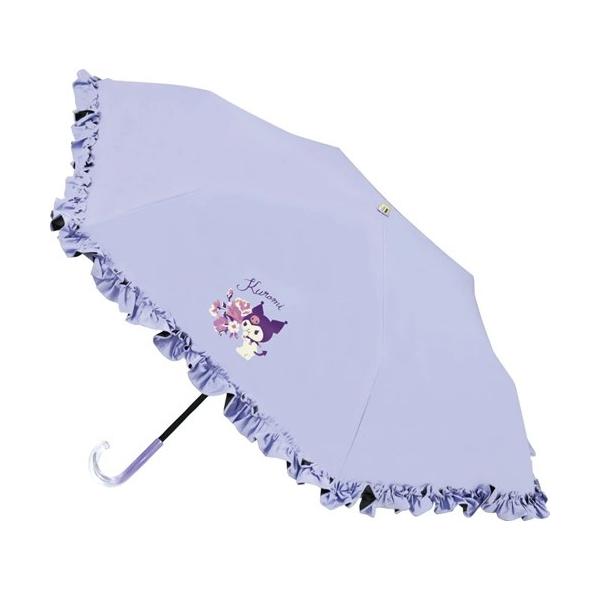 ジェイズプランニング　晴雨兼用折畳傘 フリルタイプ クロミ フラワー