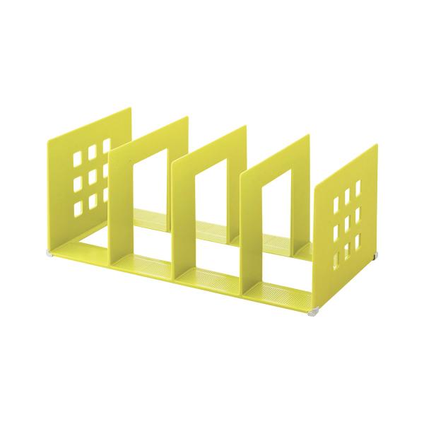 ●品番:A-7322-6●入数:１個●底の四隅のＬ字型の滑り止めがポイント。タテ置き・ヨコ置きどちらで使ってもすべりニクイヤツ！●底部のリブ加工が、ファイルやホルダーのすべりを防止します。●３９０ｍｍ幅の机上台の上に置けます。