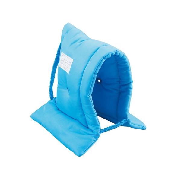 ●品番:143530●入数:１個●中綿たっぷり！カラー防災ずきん●生地・中綿は燃えにくい素材を使用！●ゴムバンドは取り外し簡単●便利な名札付き