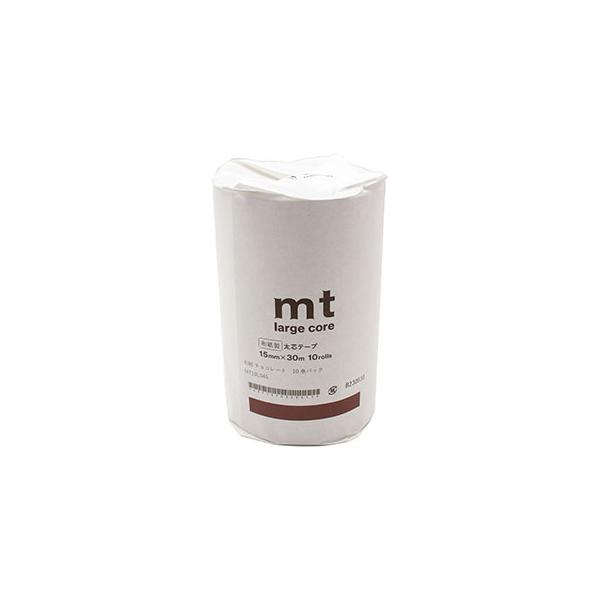 カモ井加工紙　mt large core 和紙 チョコレート 10巻 マスキングテープ マステ