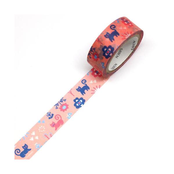 カミイソ 彩宴 SAIEN マスキングテープ マステ ohisama 15mm : どっと