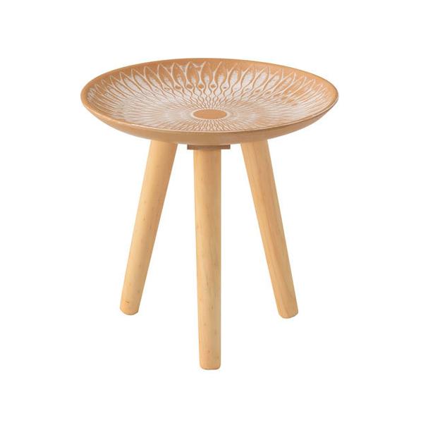 ●品番:LFS-190B●入数:１台●モロッコ風の模様が美しいトレーテーブル。用途に合わせて様々なシーンで使えます。