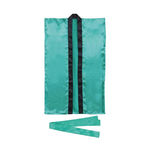 ●品番:001143●入数:１着●肌触りがよく、光沢のあるサテン製のロングハッピ光沢のあるサテンを使ったロングハッピです。●応援や演舞などに最適です。●サテンのズボンなどと組み合わせてください。●つやのあるきれいな色！