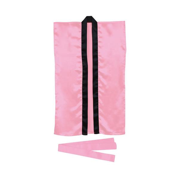 ●品番:001144●入数:１着●肌触りがよく、光沢のあるサテン製のロングハッピ光沢のあるサテンを使ったロングハッピです。●応援や演舞などに最適です。●サテンのズボンなどと組み合わせてください。●つやのあるきれいな色！