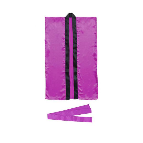 ●品番:001155●入数:１着●ピカピカ光るきれいなサテンロングハッピ！●光沢のあるサテンを使ったロングハッピです。●応援や演舞などに最適です。●サテンのズボンなどと組み合わせてください。