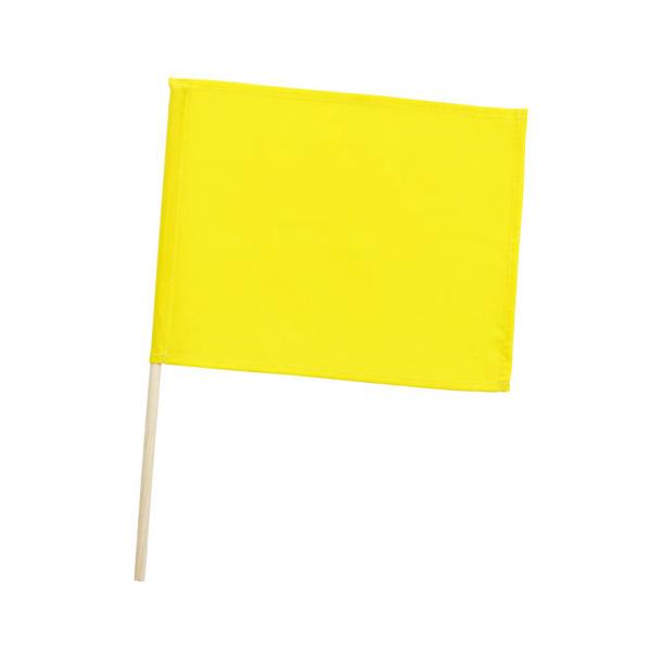 ●品番:004195●入数:１個●軽量で丈夫なミニフラッグ！●ポリエステル製カラーフラッグシリーズのミニサイズです。軽量で丈夫なので両手に持っても振りやすいフラッグです。運動会のダンスや集団行動、応援などで活躍するアイテムです。