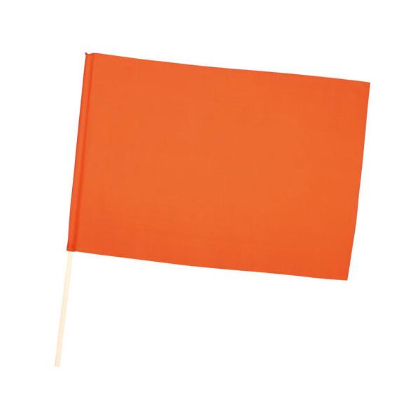 ●品番:015026●入数:１個●手軽な大きさで振りやすい中旗！●ポリエステル製カラーフラッグシリーズの中旗です。手軽な大きさで振りやすいフラッグです。運動会のダンスや集団行動、応援などで活躍するアイテムです。