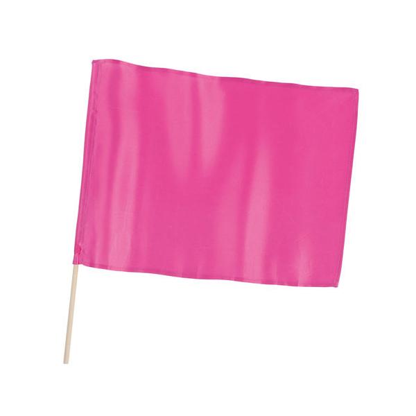 ●品番:018482●入数:１個●軽量で丈夫なサテン製の小旗！●光沢のあるサテン製カラーフラッグシリーズの小旗です。軽量で丈夫なので両手に持っても振りやすいフラッグです。運動会のダンスや集団行動、応援などで活躍するアイテムです。