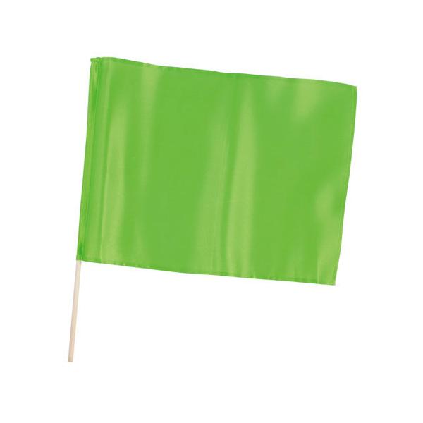 ●品番:018484●入数:１個●軽量で丈夫なサテン製の小旗！●光沢のあるサテン製カラーフラッグシリーズの小旗です。軽量で丈夫なので両手に持っても振りやすいフラッグです。運動会のダンスや集団行動、応援などで活躍するアイテムです。
