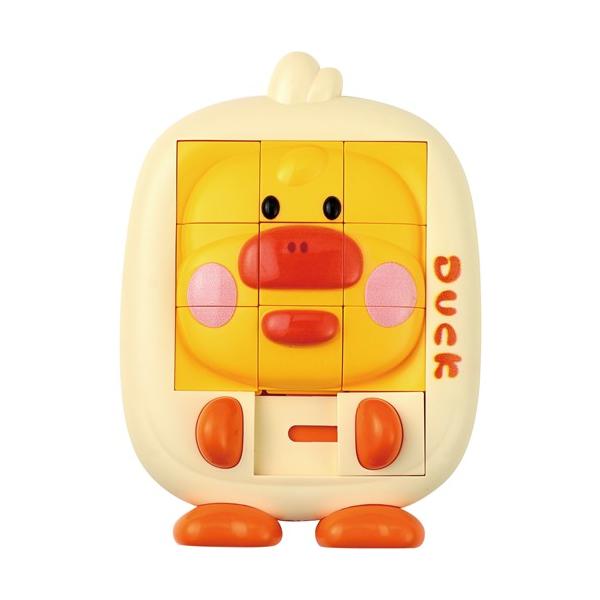 ●品番:021917●入数:１個●かわいいあひるの顔がモチーフになった立体型スライドパズルです。●顔のパーツをスライドさせて、正しい配置に揃えることで完成を目指します。●遊びながら考える力や空間認識力を養うことができます。