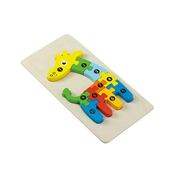 アーテック　木製すうじパズル きりん