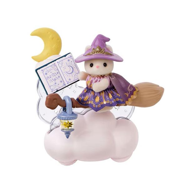 エポック社　シルバニアファミリー Little Tales Collection 月夜の空飛ぶほうき