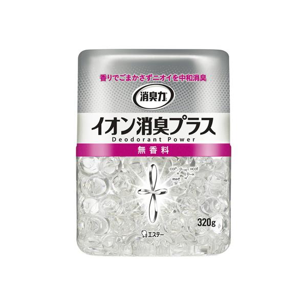 ●エステー　消臭力クリアビーズイオン消臭プラス　消臭力クリアビーズイオン消臭プラス　本体　３２０ｇ