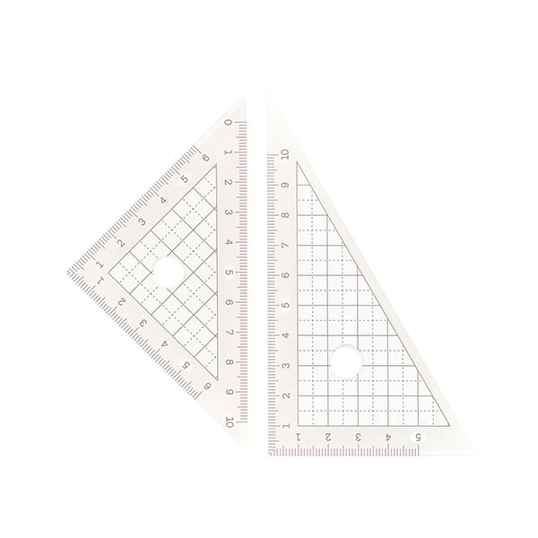 ●品番:MT-4VA●入数:１セット●マカロンカラーの三角定規セット。●端から測れるゼロスタート目盛。●メモリの長さが５ｍｍごとに分かれているので、読み取りやすくなっています。●平行線や垂直線が引きやすい方眼メモリつき。●丈夫なアクリル樹脂...