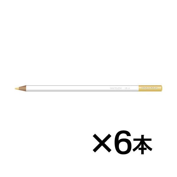 トンボ鉛筆 色鉛筆 色辞典単色LG4 LG-4 WAX YELLOW（蜜蝋色 （みつろう