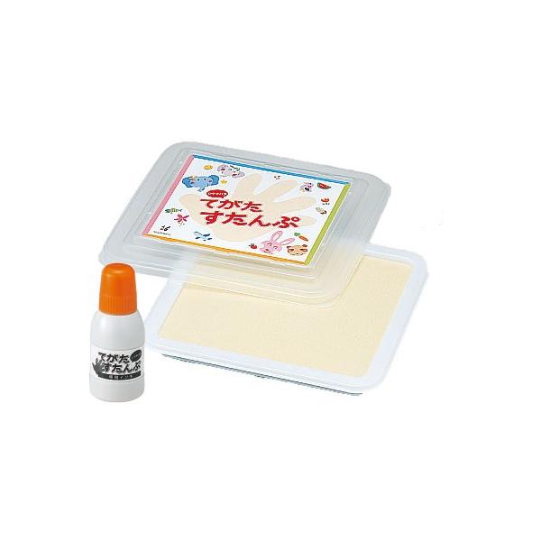 他サイト： シヤチハタ　てがたスタンプセット　インキ付 オレンジ（オレンジ）の商品画像
