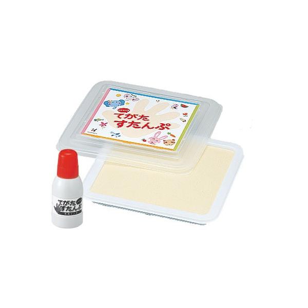 他サイト： シヤチハタ　てがたスタンプセット　インキ付 ピンク（ピンク）の商品画像