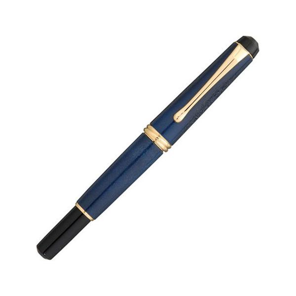 呉竹 くれ竹万年毛筆 夢銀河 鹿角 古代藍染 スペアインキ3本付