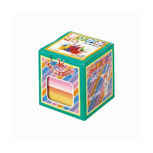 他サイト： ●トーヨー　千羽鶴用おりがみ 7×7cm  21色入りの商品画像