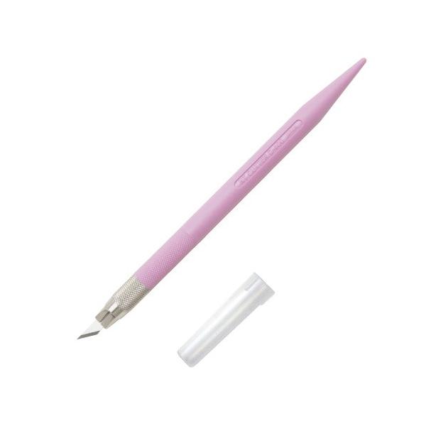 NT デザインナイフ ピンク 替刃30度、45度 各5枚付（ピンク