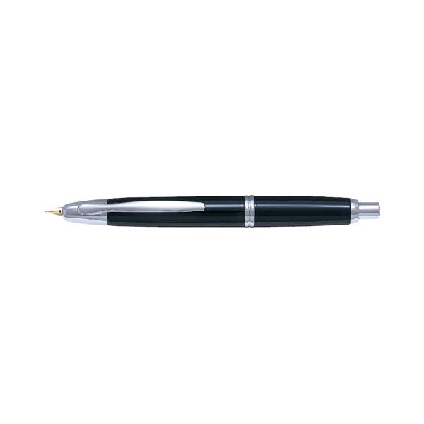 パイロット　キャップレス万年筆F字　ブラック 新品)PILOT パイロット 万年筆 キャップレス 木軸 ブラック