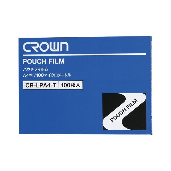 ●品番:CR-LPA4-T●入数:１００枚●パウチフィルムの定番