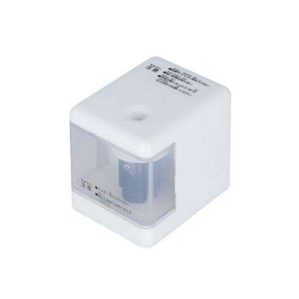 サンスター文具 電池式小型えんぴつ削り器nomamo ノマモ（ホワイト