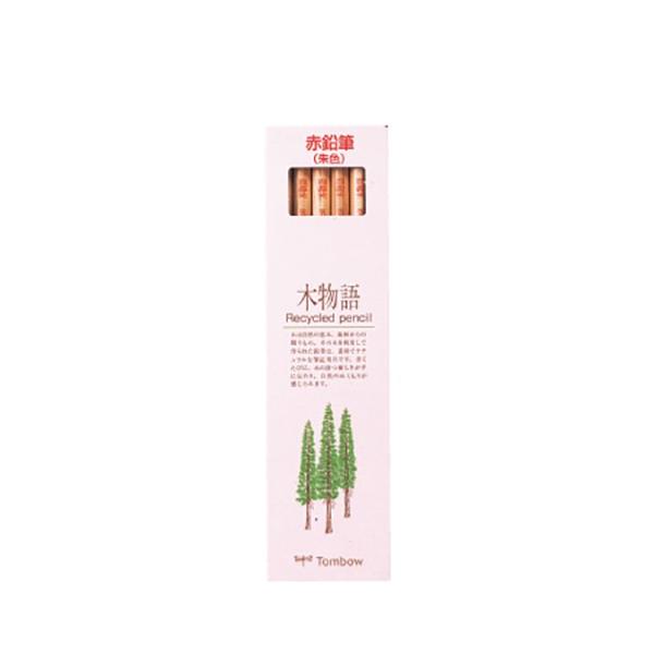 ○トンボ鉛筆 赤鉛筆 木物語 朱 : どっとカエール - 通販 - Yahoo