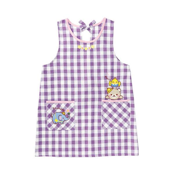 アーテック アニマル ギンガムチェックエプロン 幼稚園 保育園 先生