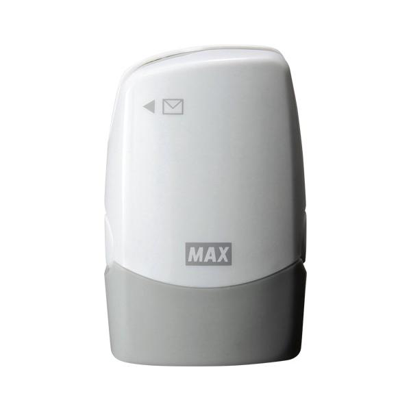 ●マックス　コロコロケシコロwithレターオープナー SA-151RL/W2　個人情報保護用ローラー式スタンプ（ホワイト）