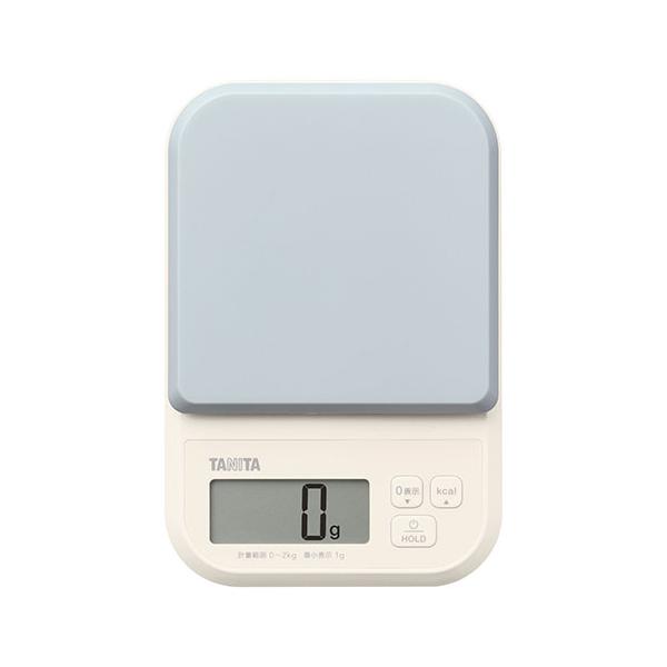 タニタ デジタルクッキングスケール（ブルー） : どっとカエール