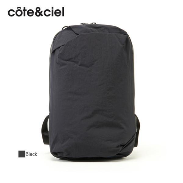 美品 コートエシエル LADON KOMATSU ONIBEGIE NYLON Isar M KOMATSU ONIBEGIE NYLON BLACK côte&ciel Official