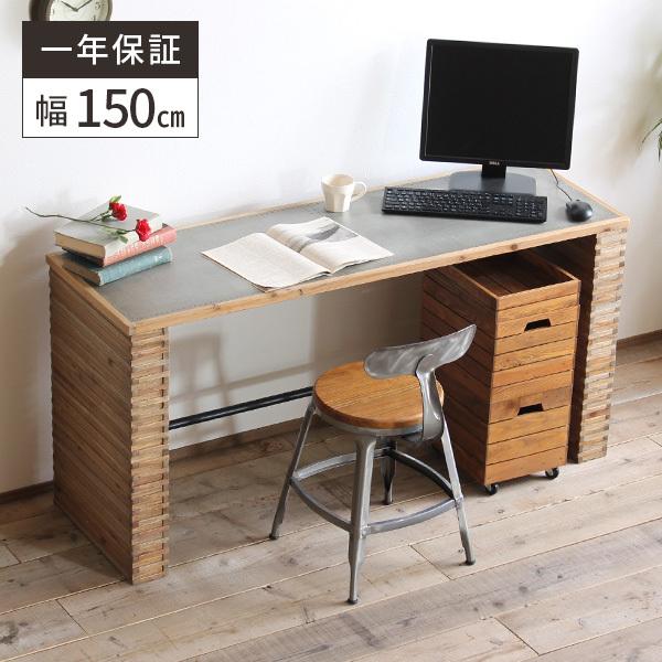 デスク おしゃれ 机 ワークデスク パソコンデスク テレワーク 在宅ワーク 書斎 Pc ヴィンテージ テーブル スリムデスク パソコン 木製 26 535 サムライ家具 通販 Yahoo ショッピング