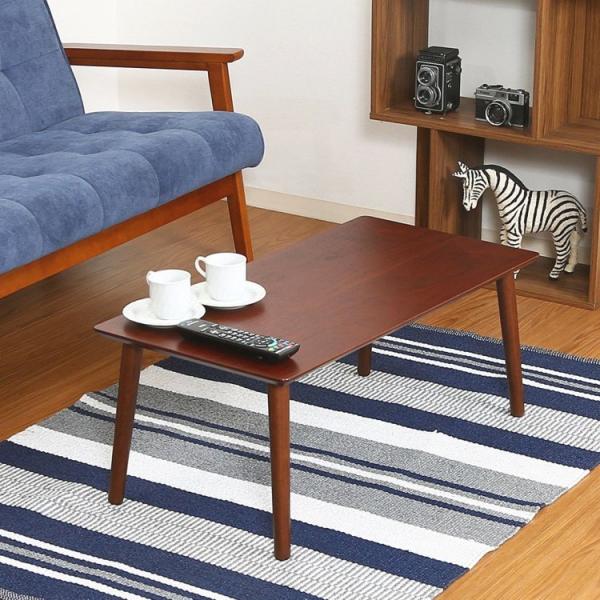 ＊*＊様 ブラウン長方形テーブル ローテーブル おしゃれ 長方形 幅80×奥行40×高さ32cm ブラウン