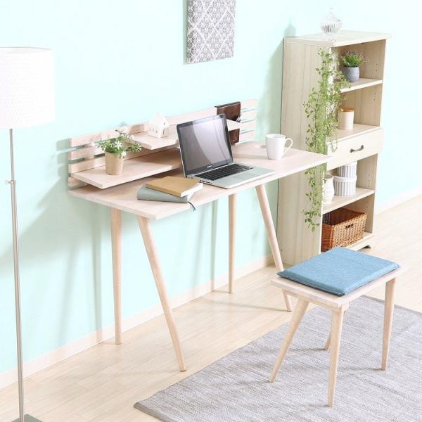 デスク　テーブル　ホワイトウォッシュ double_dsfj37672