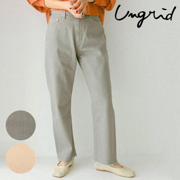 Sale アングリッド Ungrid 21春夏 通販 カットオフストレートデニム レディース ボトムス デニム パンツ カットオフデニム ストレート デニム フルレングス Select Shop Double Heart 通販 Yahoo ショッピング